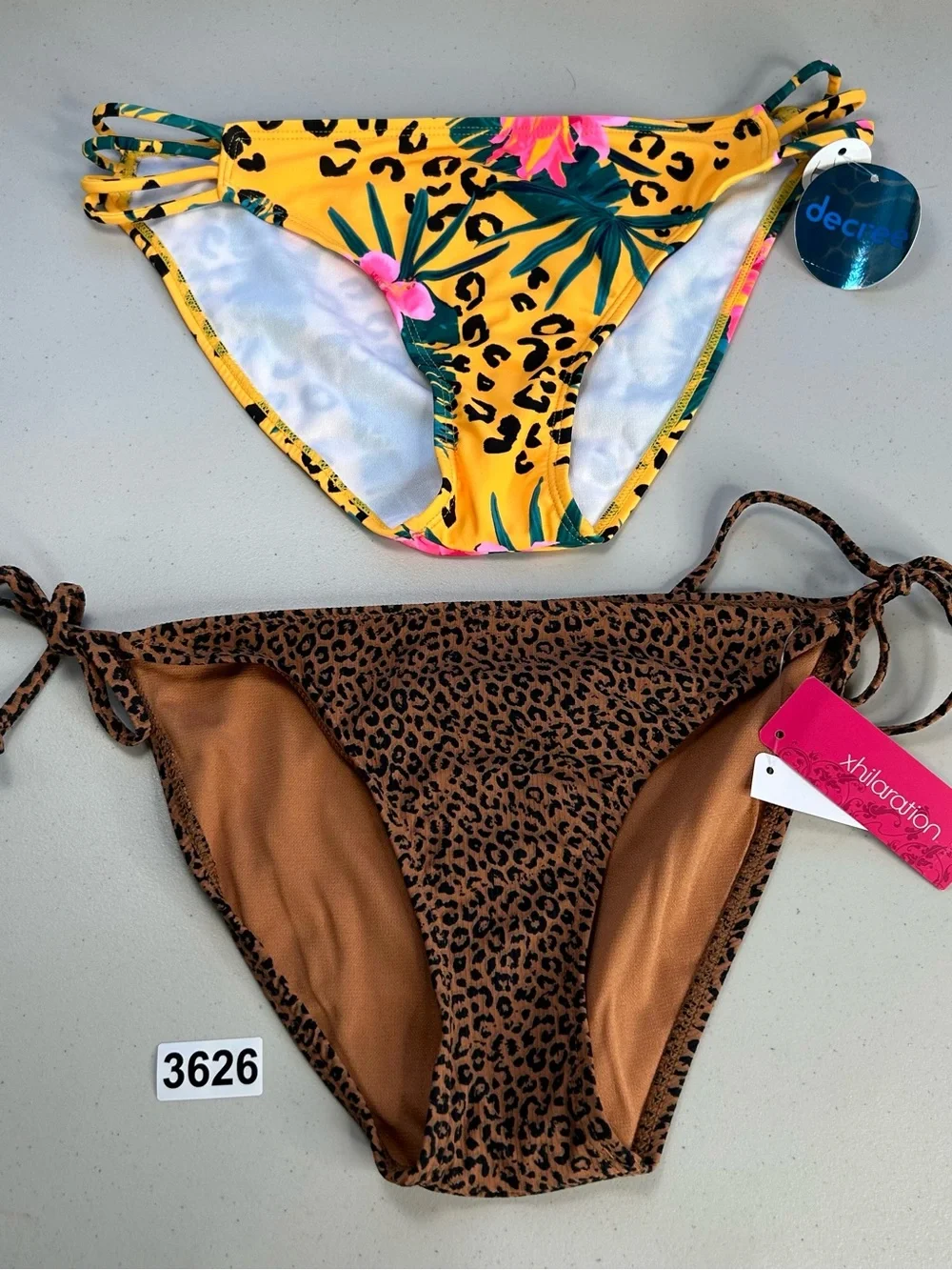 Xhilaration Juniors Medium Animal Print String Hipster Bikini Bottom
